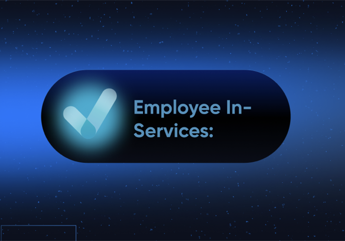 Rows One 'Employee In-Services' status pill